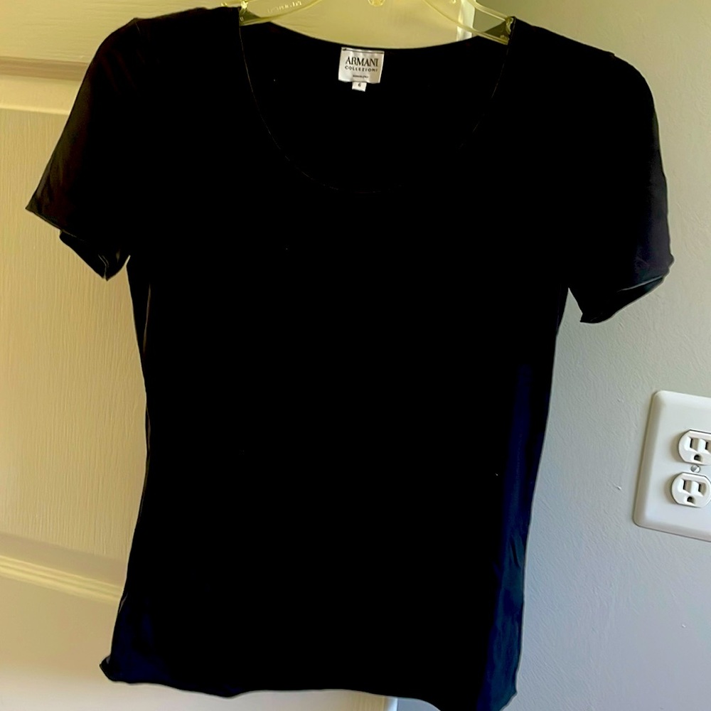 Armani Collezioni black shirt made in Italy